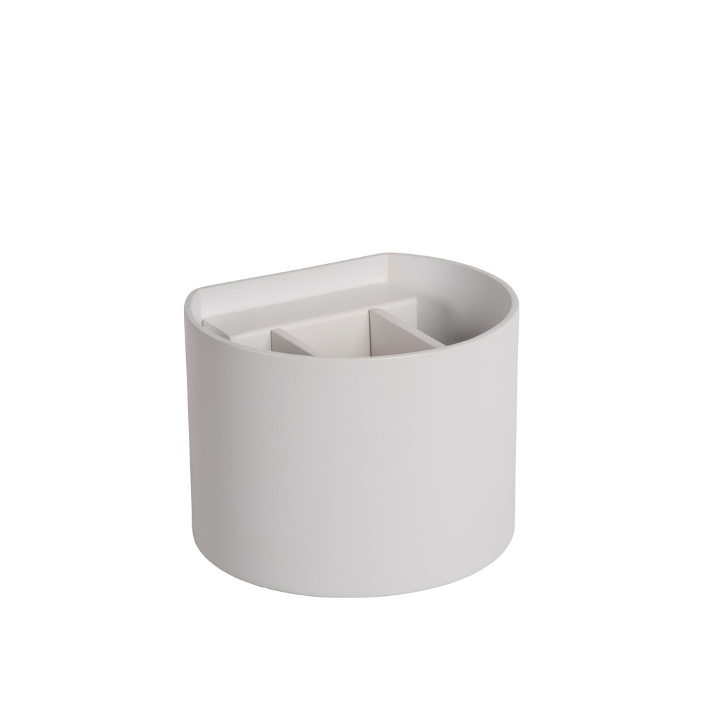 Lucide Afgeronde wandspotXio 2700K wit - 09218/04/31